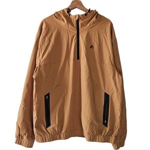 ALPHALETE Women’s EXP Tech Windbreaker Size Large Athlete Gym Workout